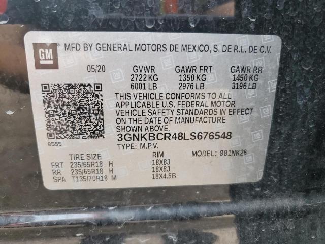 2020 CHEVROLET BLAZER 2LT - 3GNKBCR48LS676548