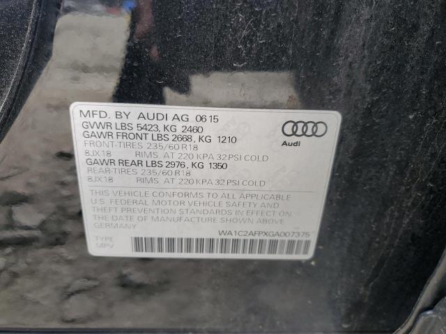 VIN WA1C2AFPXGA007375 2016 Audi Q5, Premium no.12