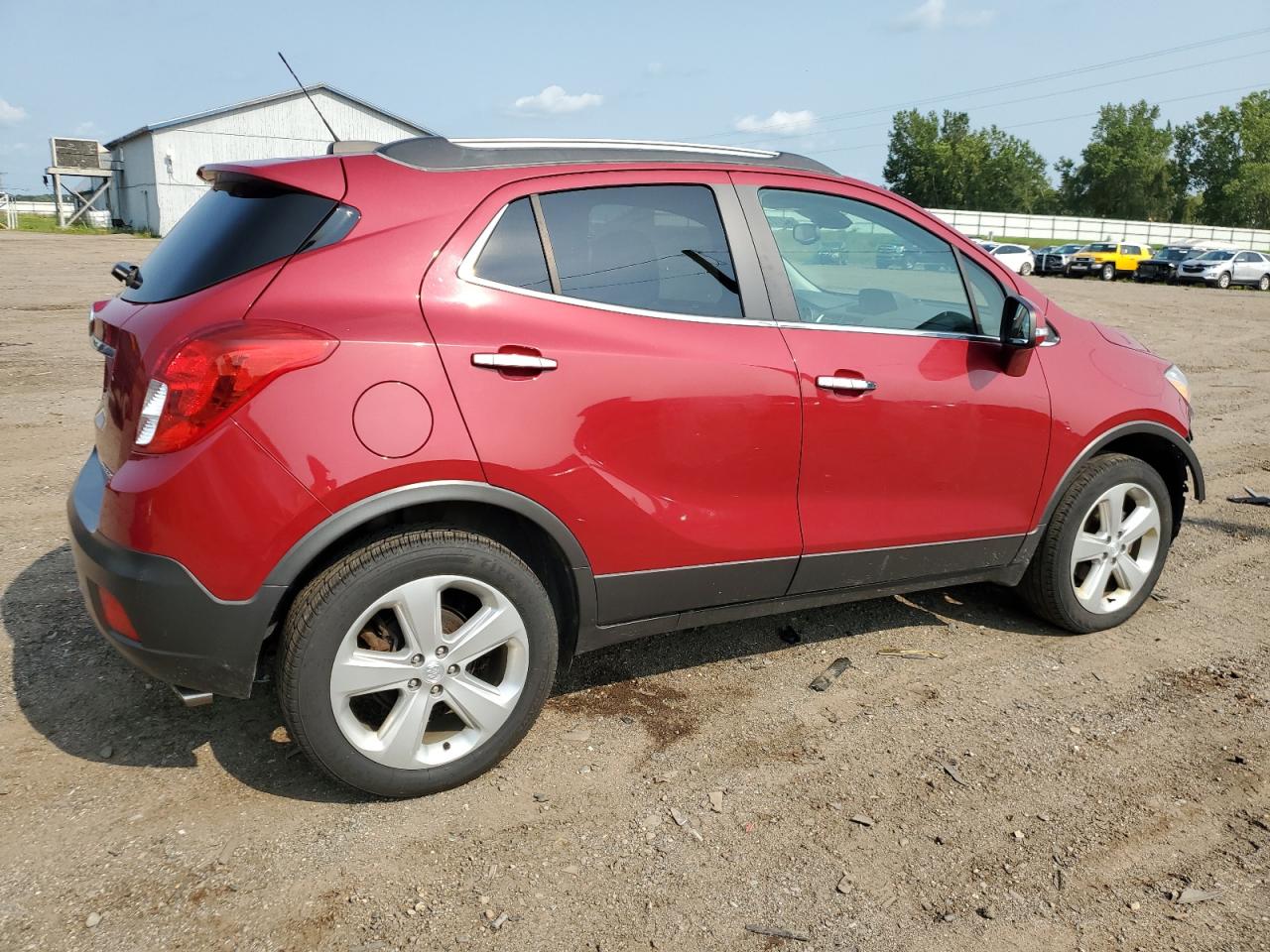 BUICK ENCORE 2015 burgundy  gas KL4CJESB2FB235514 photo #4