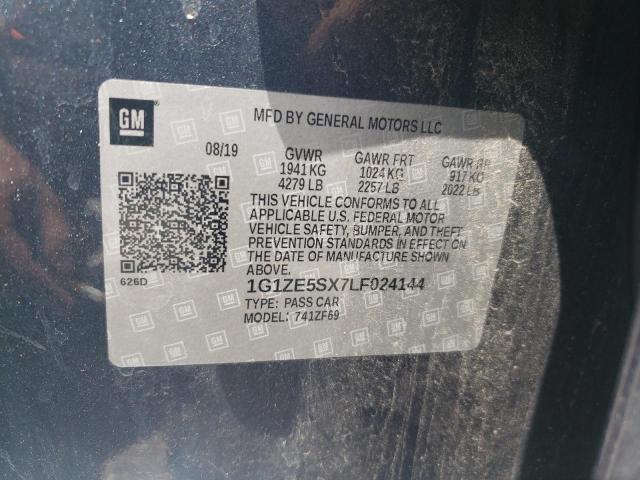2020 CHEVROLET MALIBU PRE - 1G1ZE5SX7LF024144
