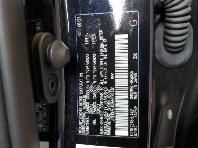 2022 TOYOTA 4RUNNER LI JTEKU5JR3N5979140