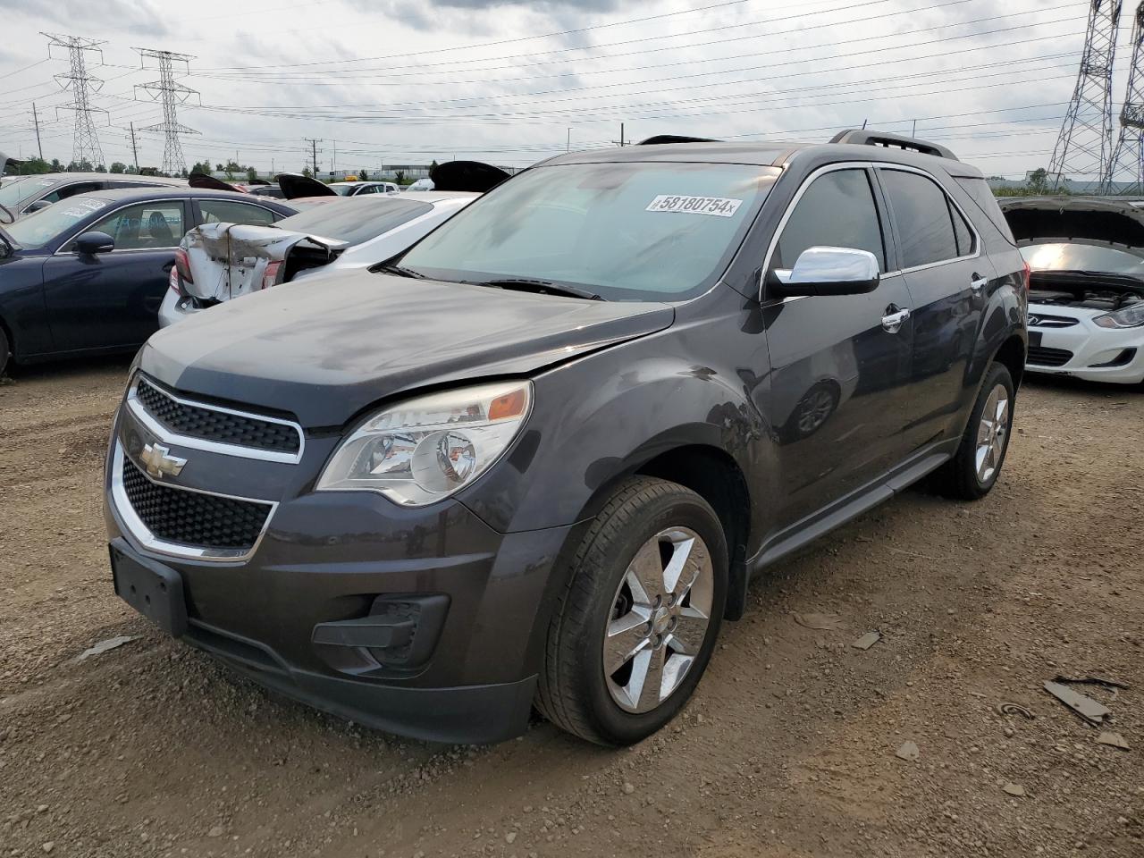 Lot #3029359724 2014 CHEVROLET EQUINOX LT