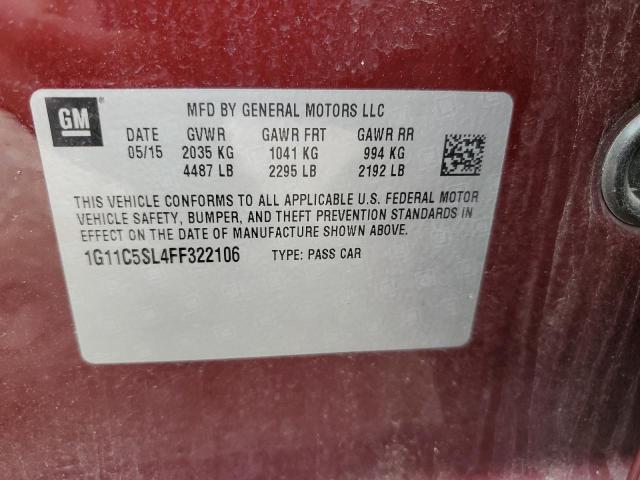 1G11C5SL4FF322106 2020 CHEVROLET MALIBU - Image 12