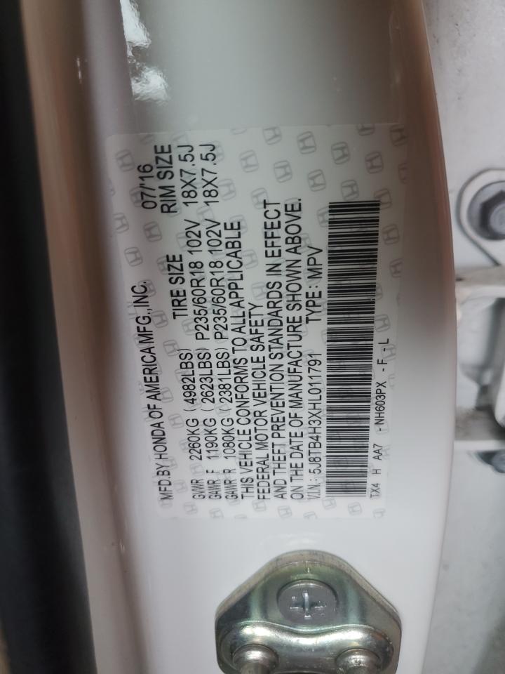 5J8TB4H3XHL011791 2017 Acura Rdx