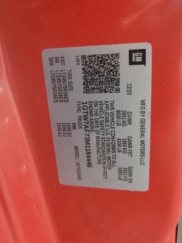 2021 GMC SAVANA G25 1GTW7AF73M1184446