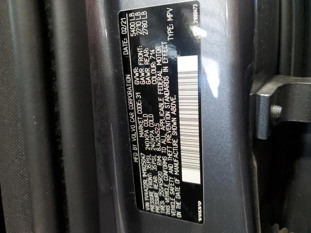 VIN YV4A22RL1M1825047 2021 Volvo XC60, T6 Inscription no.14