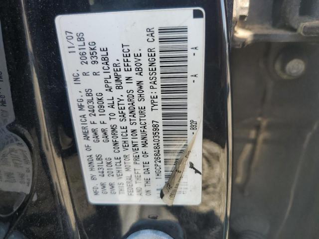 1HGCP26848A035987 2008 Honda Accord Exl