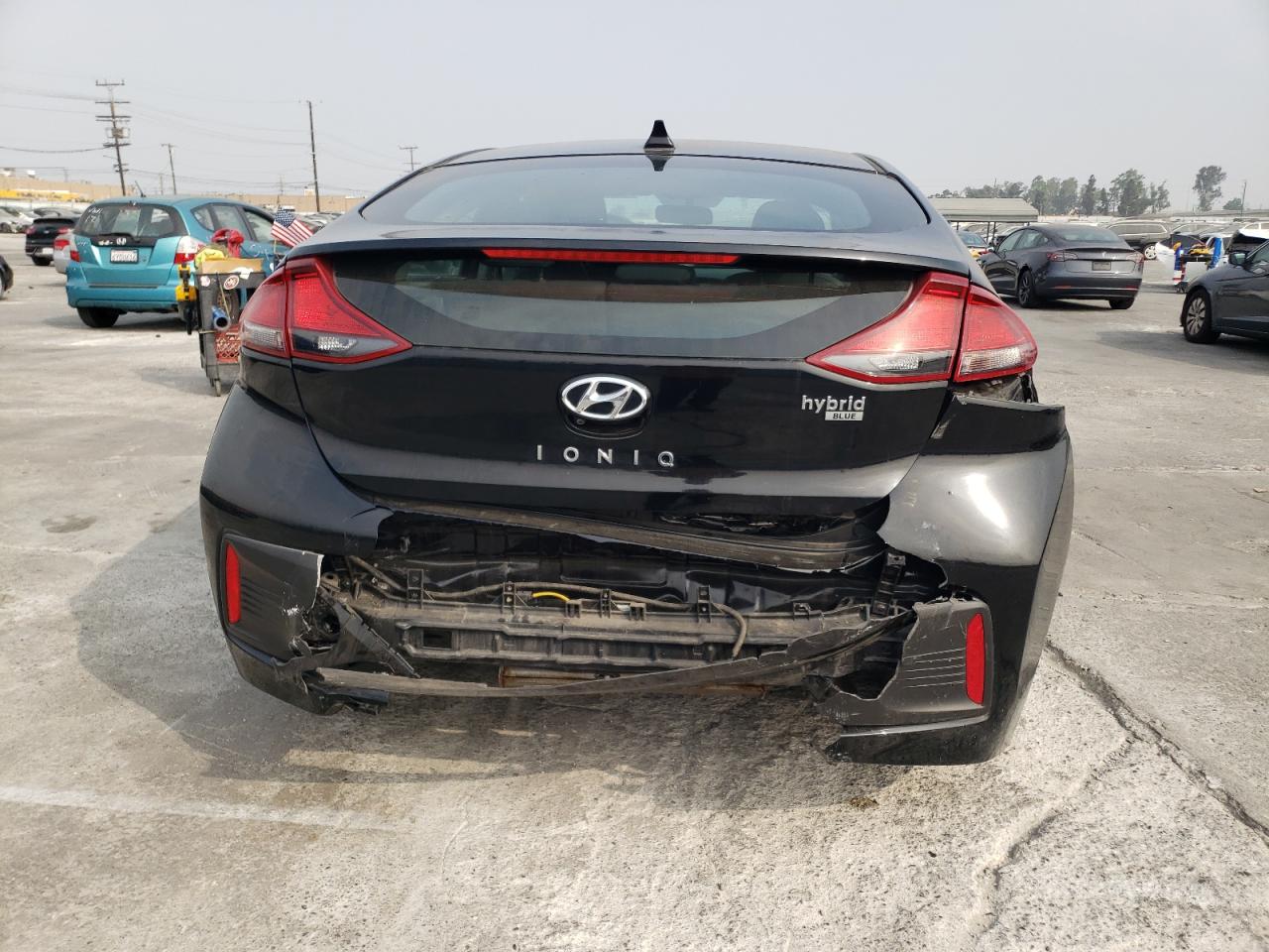 KMHC65LC6HU032353 2017 Hyundai Ioniq Blue