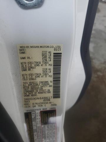 2023 NISSAN FRONTIER S - 1N6ED1CM1PN648617