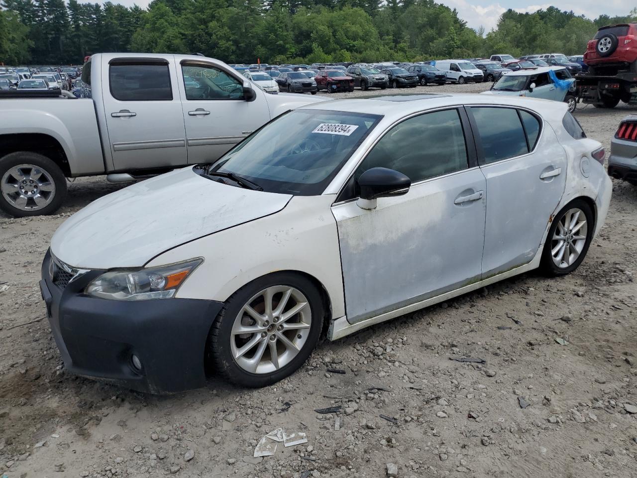 2013 Lexus Ct 200 vin: JTHKD5BHXD2156441