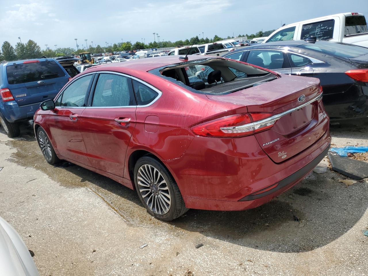 Lot #2977124204 2017 FORD FUSION SE