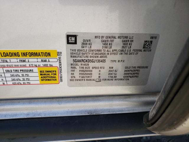 2016 BUICK ENCLAVE - 5GAKRCKD5GJ136405