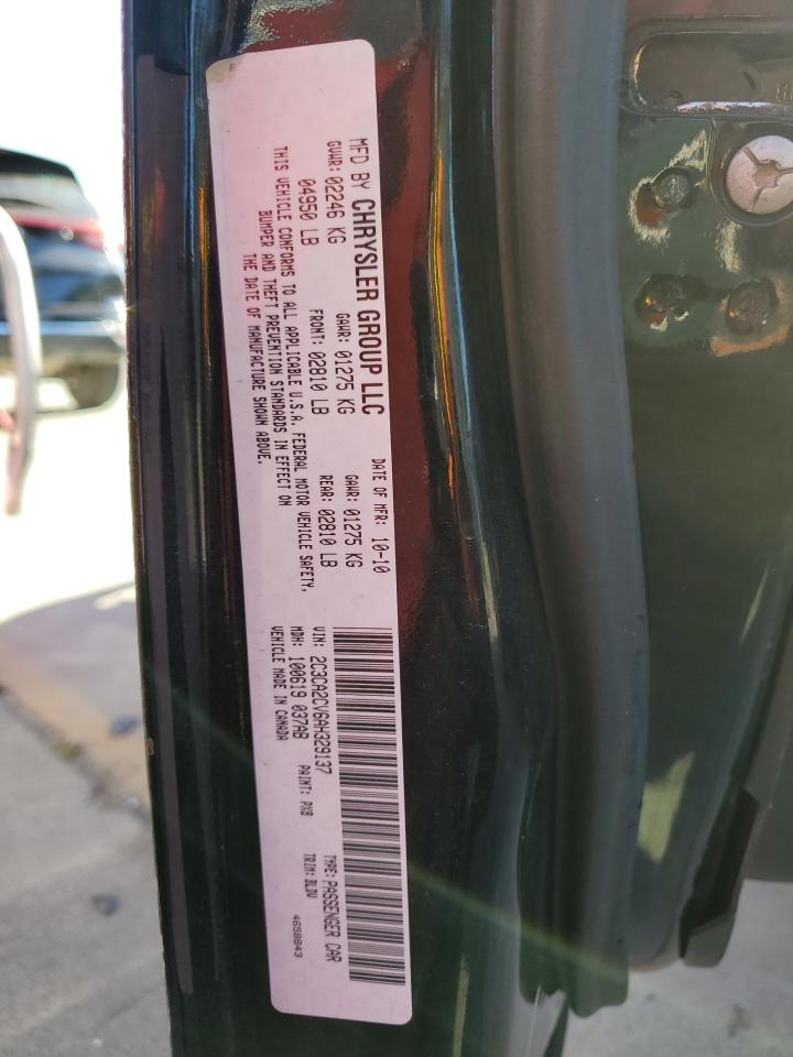 2C3CA2CV6AH329137 2010 Chrysler 300 S