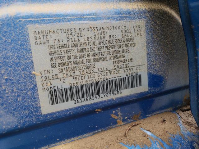 2020 NISSAN SENTRA SR - 3N1AB8DV3LY299208