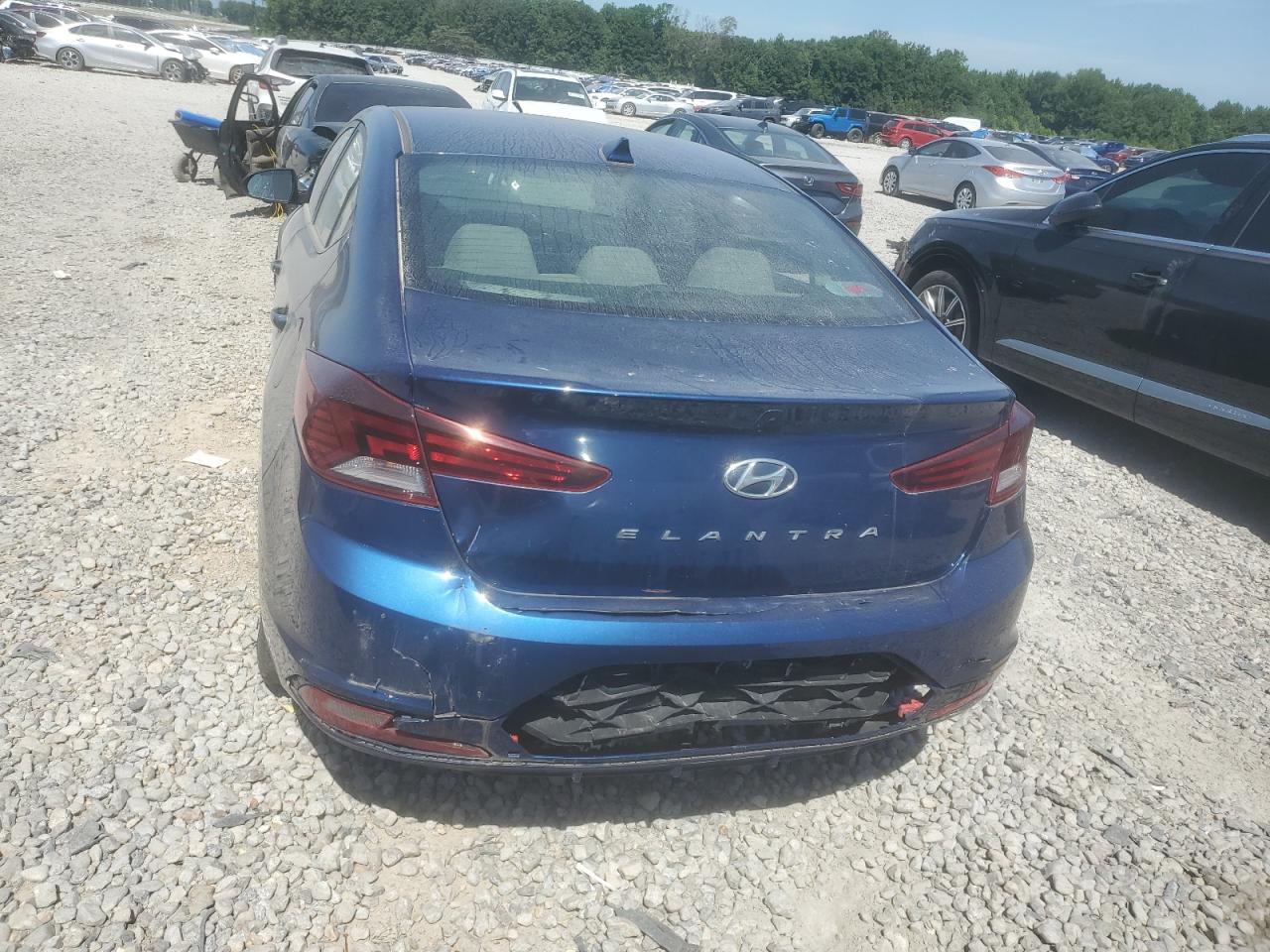 2019 Hyundai Elantra Sel vin: 5NPD84LF6KH413791