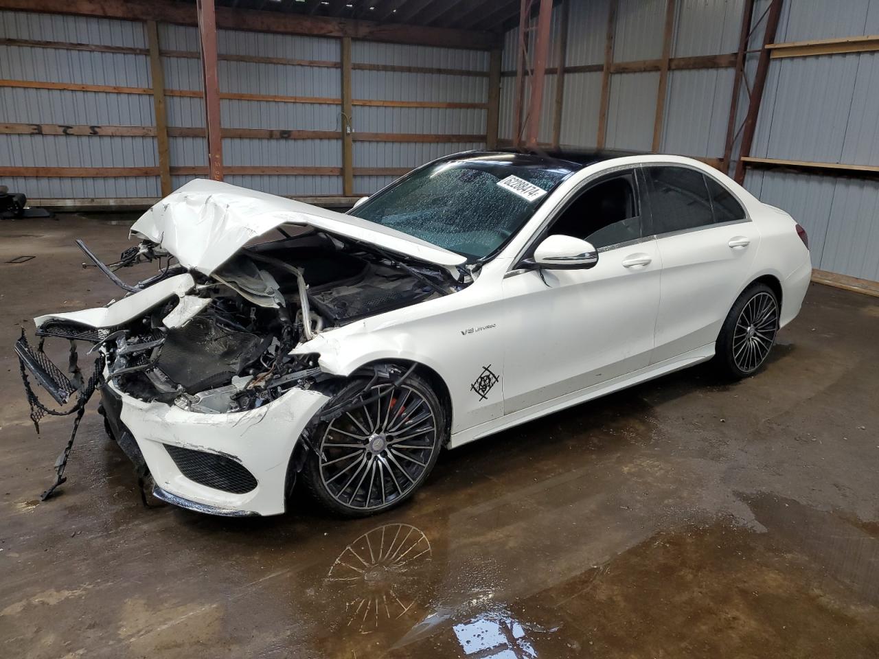 55SWF4KB7HU190437 MERCEDES-BENZ C300 4MATI 2017