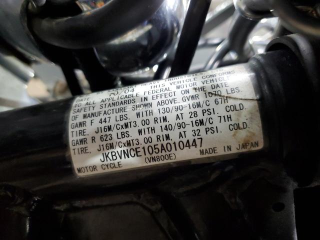 2005 KAWASAKI VN800 E JKBVNCE105A010447