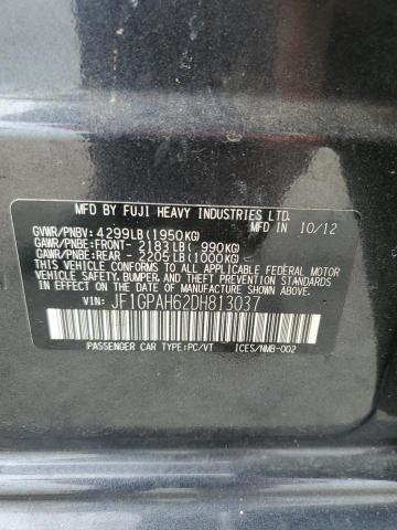 2013 Subaru Impreza Limited VIN: JF1GPAH62DH813037 Lot: 62012614