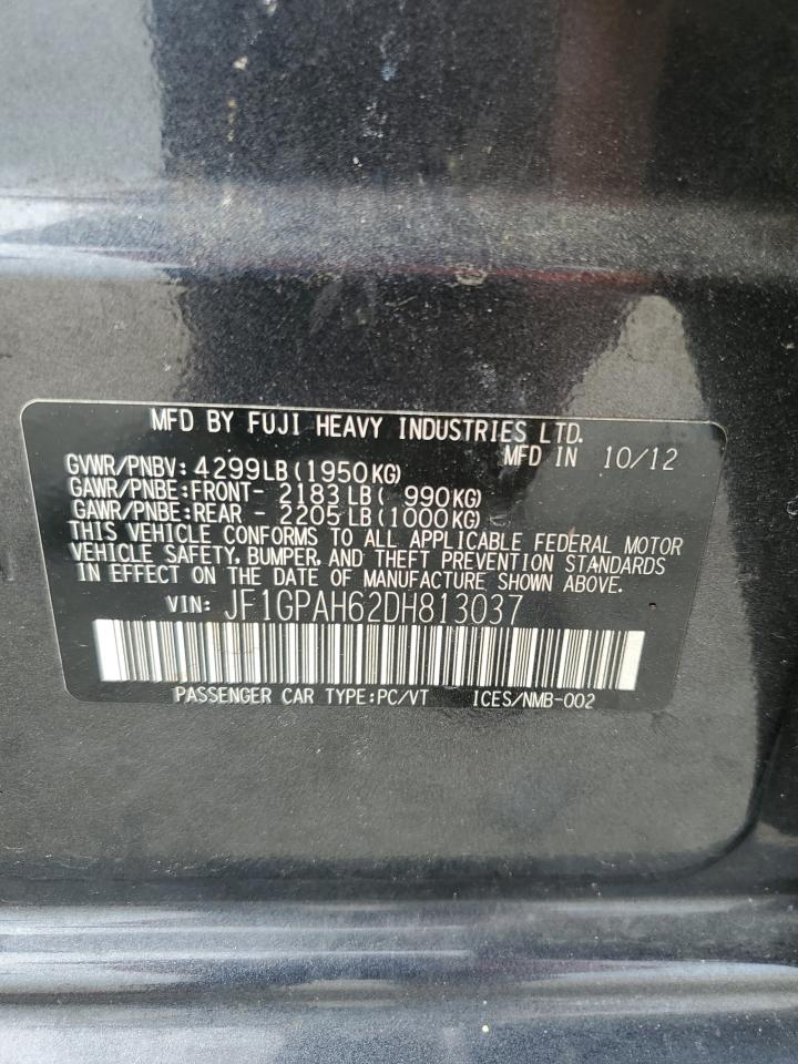 JF1GPAH62DH813037 2013 Subaru Impreza Limited