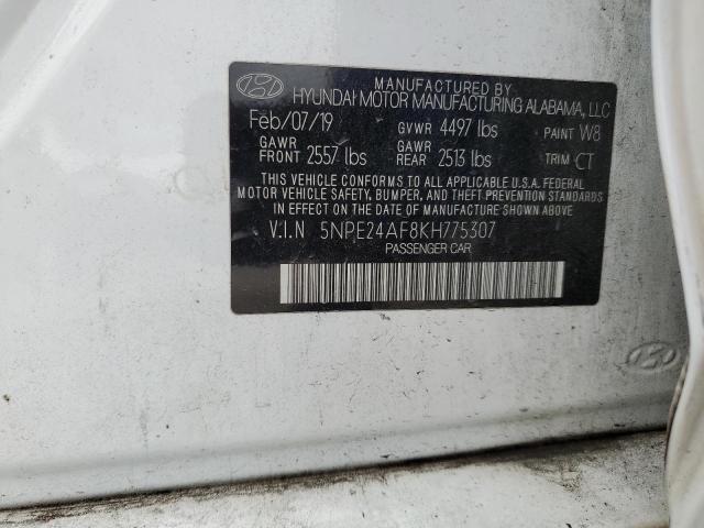 2019 HYUNDAI SONATA SE - 5NPE24AF8KH775307