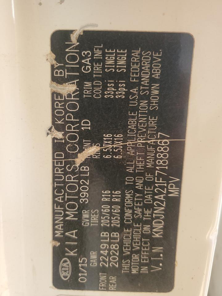 KNDJN2A21F7188867 2015 Kia Soul