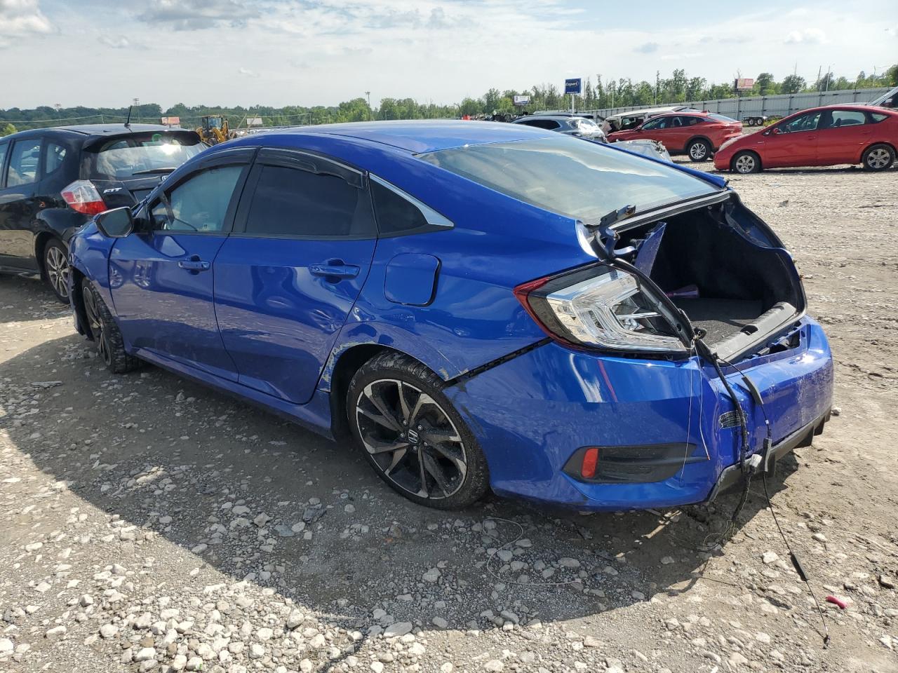 Lot #2720974726 2019 HONDA CIVIC SPOR