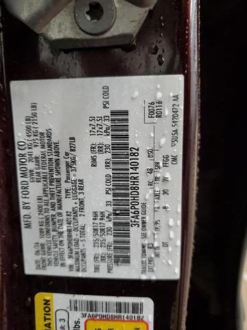 VIN 3FA6P0HD8HR140182 2017 Ford Fusion, SE no.12