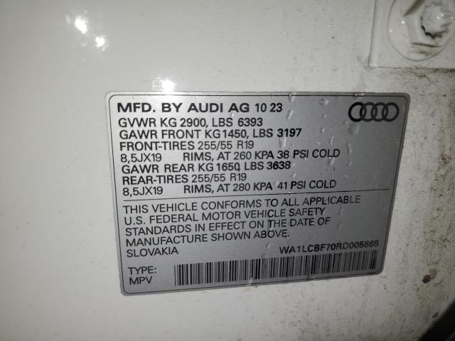 VIN WA1LCBF70RD005865 2024 Audi Q7, Premium Plus no.14