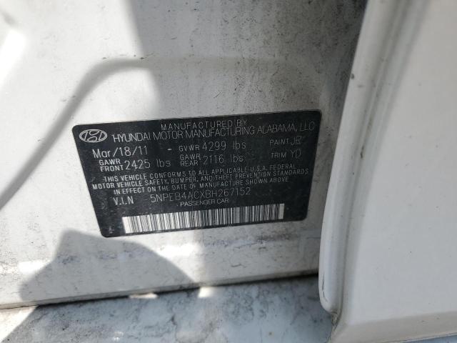 2011 Hyundai Sonata Gls VIN: 5NPEB4ACXBH267152 Lot: 60904334
