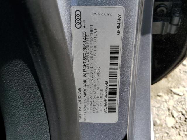 2016 AUDI 100CS Q WG - WAU2GAFC8GN062848