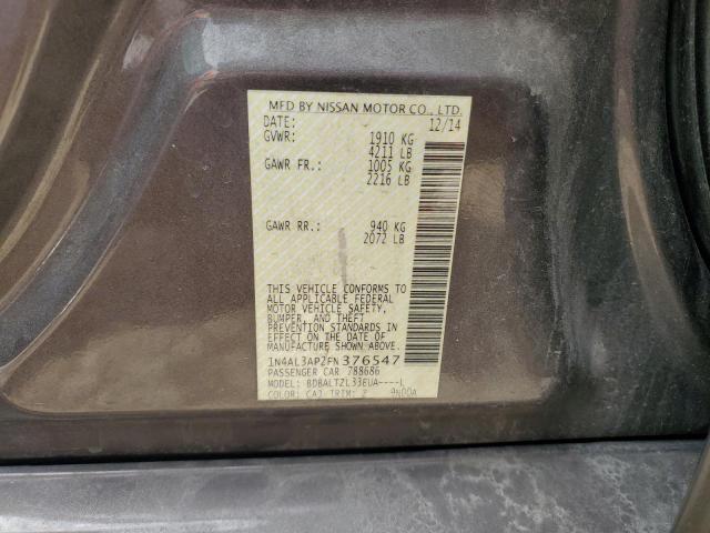 2015 NISSAN ALTIMA 2.5 - 1N4AL3AP2FN376547