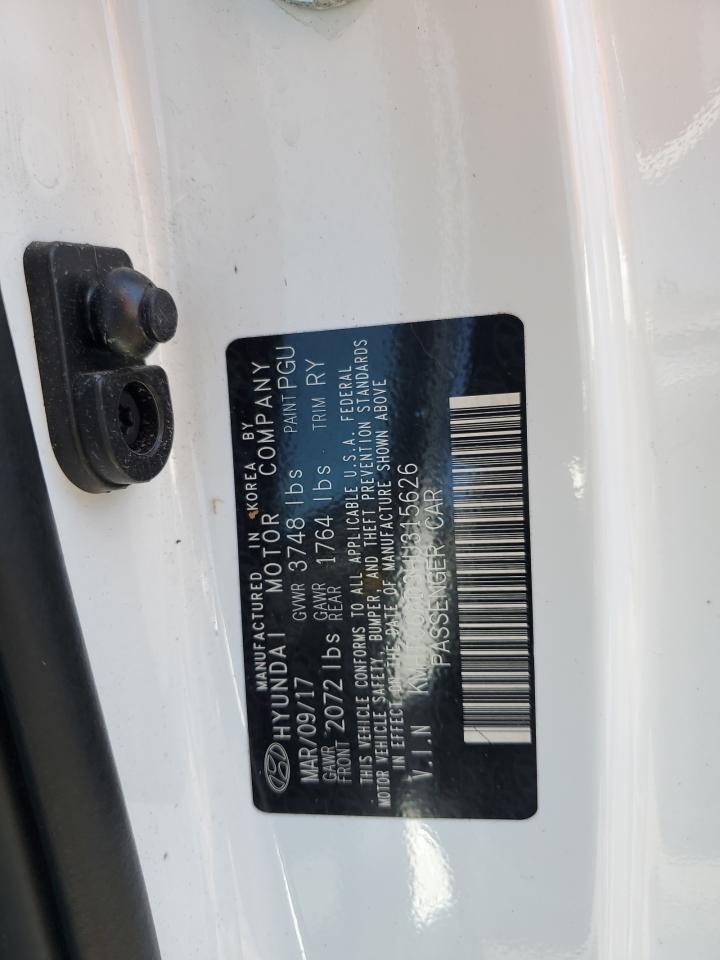 KMHTC6AD3HU315626 2017 Hyundai Veloster