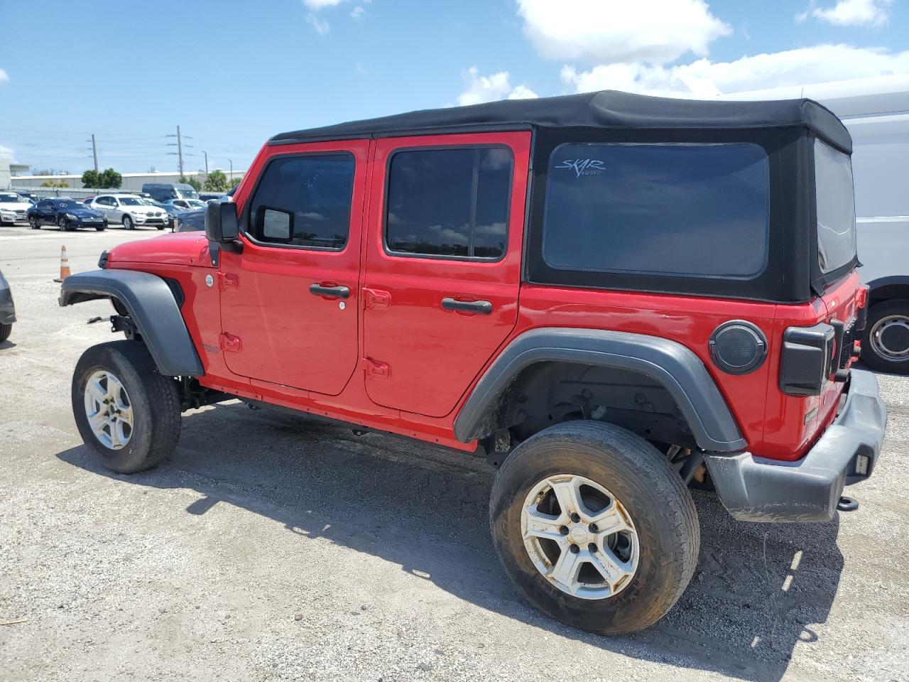 2018 Jeep Wrangler Unlimited Sport vin: 1C4HJXDG6JW109478