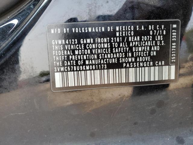 2019 VOLKSWAGEN JETTA S - 3VWC57BU9KM061173