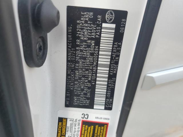2021 TOYOTA AVALON LIM 4T1DA1AB7MU005694