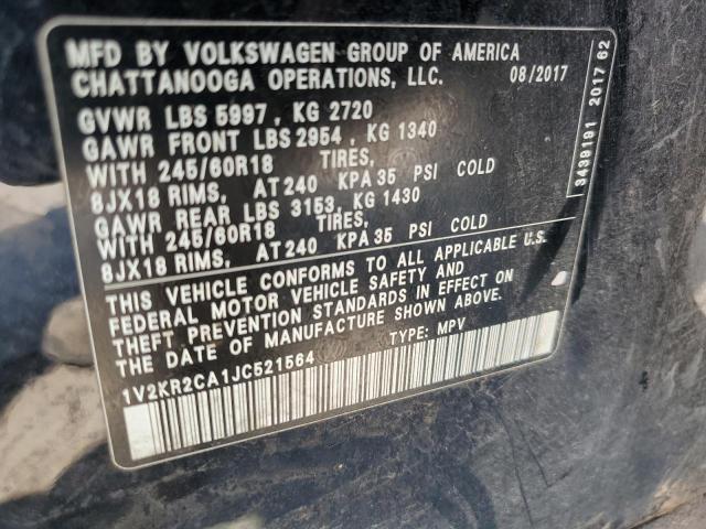 2018 VOLKSWAGEN ATLAS SE - 1V2KR2CA1JC521564