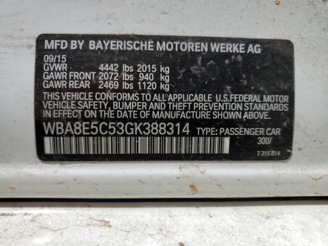 2016 BMW 328 D - WBA8E5C53GK388314