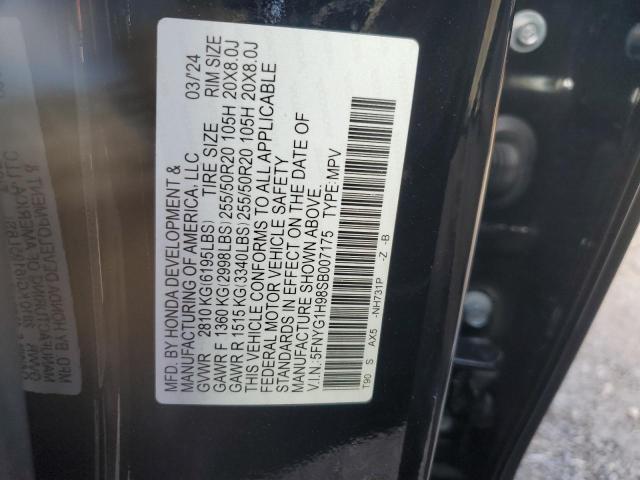 2025 HONDA PILOT BLAC - 5FNYG1H98SB007175