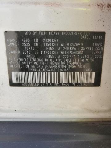 2015 SUBARU OUTBACK 2. - 4S4BSAJC8F3263650