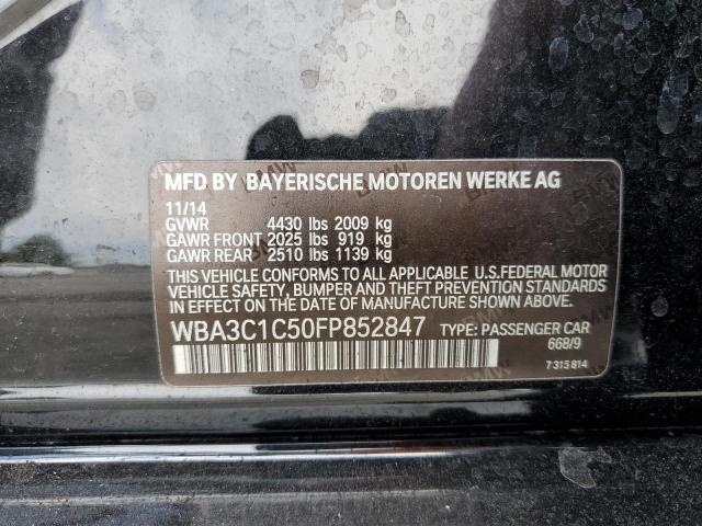 VIN WBA3C1C50FP852847 2015 BMW 3 Series, 328 I Sulev no.12