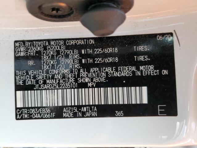2020 LEXUS NX 300 F-S - JTJSARDZ5L2235101