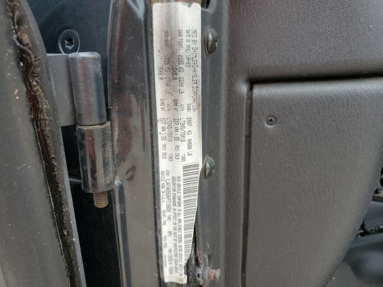 1J4FA69S84P719650 2004 Jeep Wrangler / Tj Rubicon