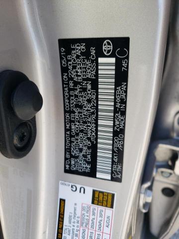 2020 Toyota Prius Prime Le VIN: JTDKARFPXL3122401 Lot: 61740624