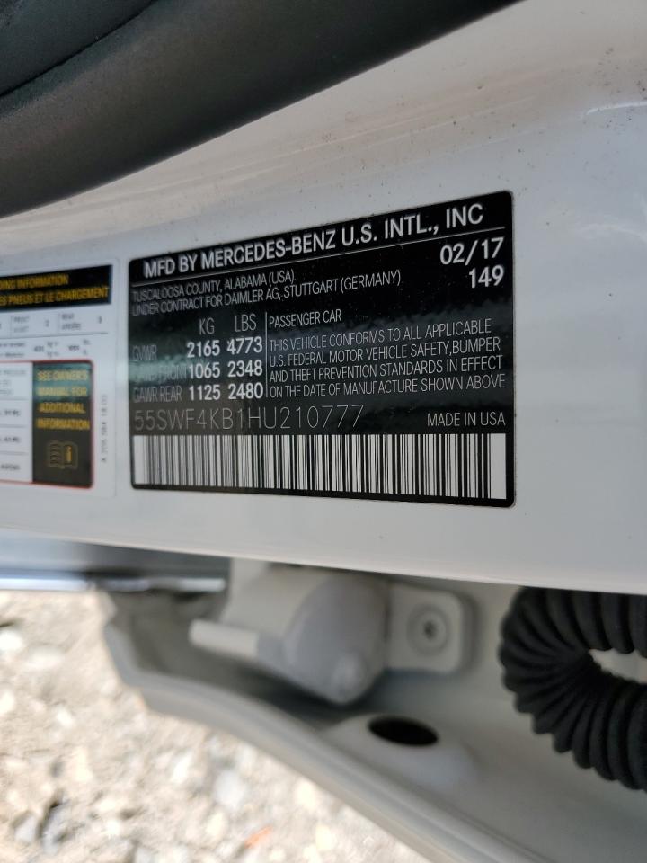 55SWF4KB1HU210777 2017 Mercedes-Benz C 300 4Matic