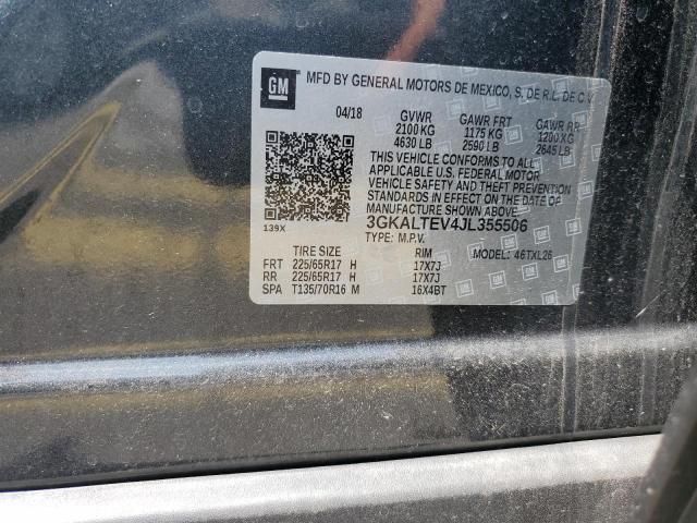 2018 GMC Terrain Sle VIN: 3GKALTEV4JL355506 Lot: 63271394