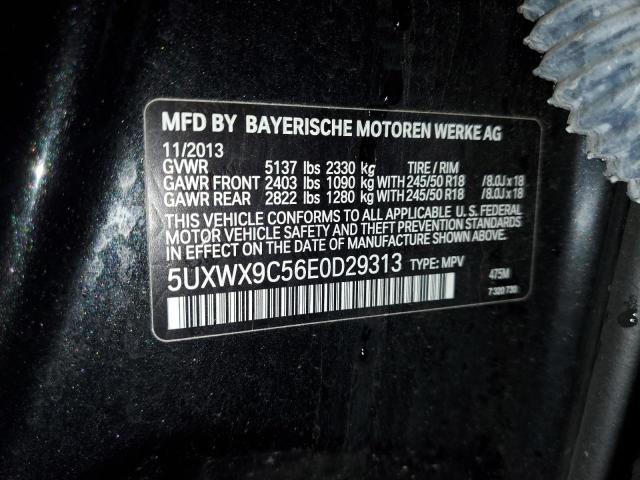 VIN 5UXWX9C56E0D29313 2014 BMW X3, Xdrive28I no.13