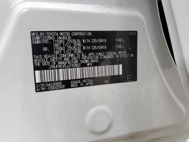 2018 TOYOTA RAV4 SE - JTMJFREV5JJ192863