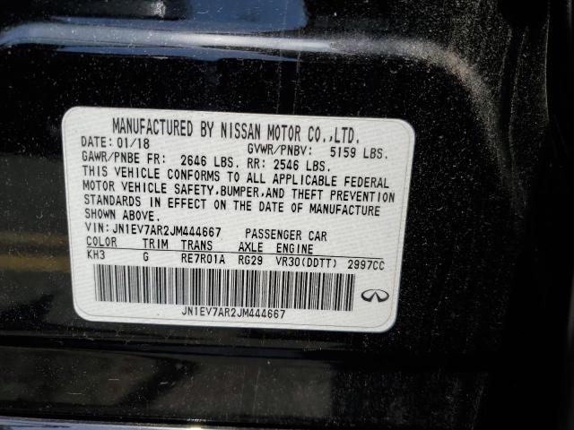 2018 Infiniti Q50 Luxe VIN: JN1EV7AR2JM444667 Lot: 60942624