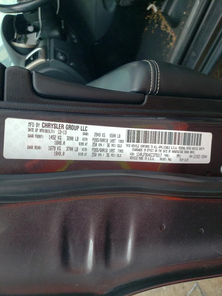 1C4RJFBG4EC379317 2014 Jeep Grand Cherokee Limited