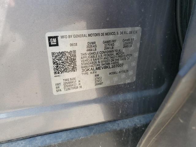 2019 GMC TERRAIN SL - 3GKALMEV8KL107007